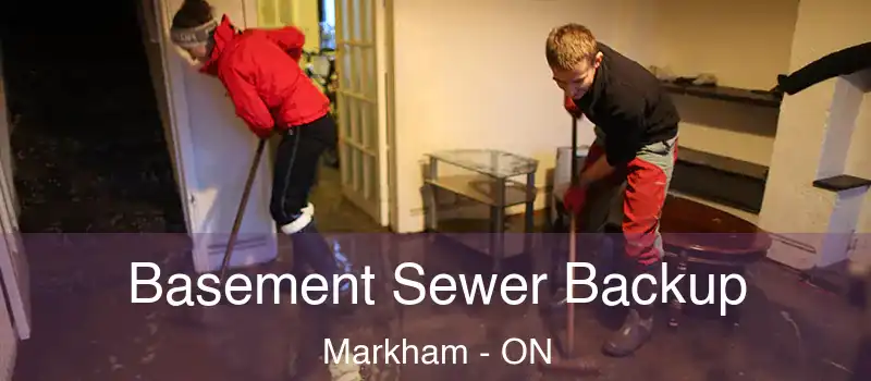  Basement Sewer Backup Markham - ON