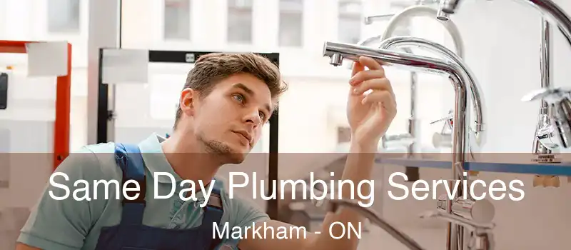  Same Day Plumbing Services Markham - ON
