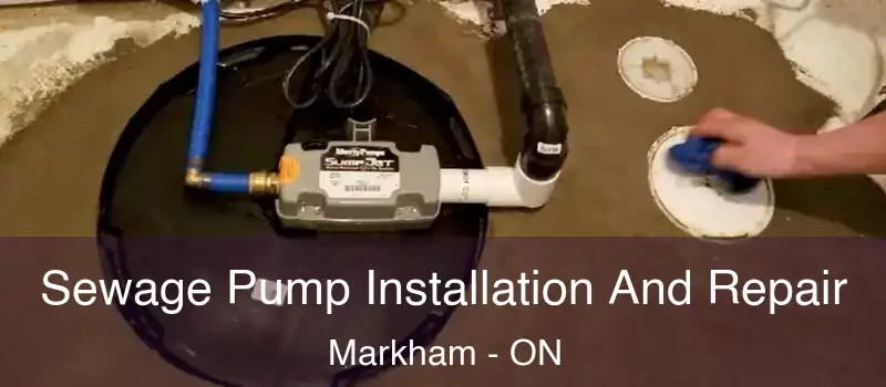  Sewage Pump Installation And Repair Markham - ON